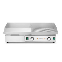 Grilis, pusiau plokščias, pusiau briaunuotas, HENDI, Budget Line, 400V/4400W, 720x460x(H)241mm