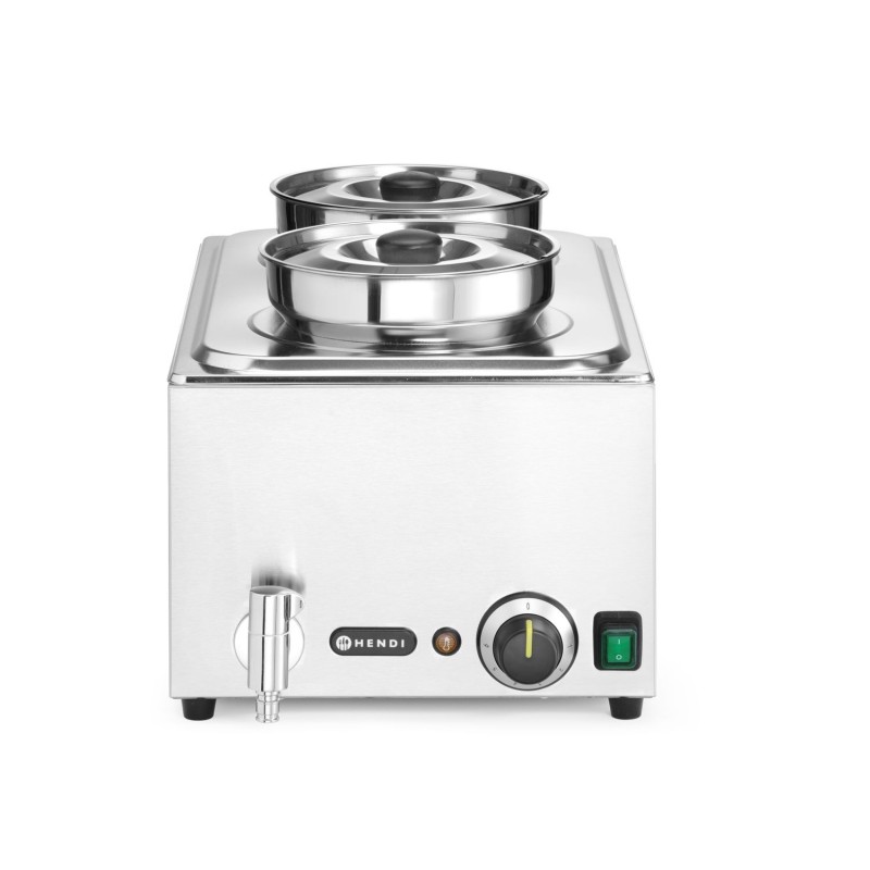 Rinkinys: Marmitas Ranger + 2x 4L talpykla su dangčiu, HENDI, GN (H)150mm, 8L, 230V/1000W, 604x332x(H)315mm