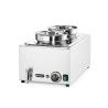 Rinkinys: Marmitas Ranger + 2x 4L talpykla su dangčiu, HENDI, GN (H)150mm, 8L, 230V/1000W, 604x332x(H)315mm