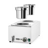 Rinkinys: Marmitas Ranger + 2x 4L talpykla su dangčiu, HENDI, GN (H)150mm, 8L, 230V/1000W, 604x332x(H)315mm