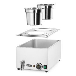Rinkinys: Marmitas Ranger + 2x 4L talpykla su dangčiu, HENDI, GN (H)150mm, 8L, 230V/1000W, 604x332x(H)315mm