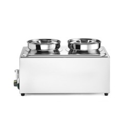 Rinkinys: Marmitas Ranger + 2x 4L talpykla su dangčiu, HENDI, GN (H)150mm, 8L, 230V/1000W, 604x332x(H)315mm