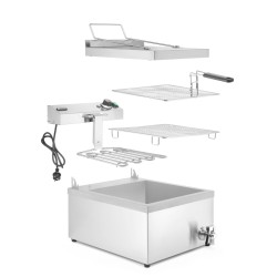 Gili gruzdintuvė, HENDI, 12L, 230V/3500W, 630x860x(H)438mm