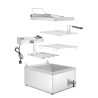 Gili gruzdintuvė, HENDI, 12L, 230V/3500W, 630x860x(H)438mm