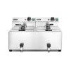 Gruzdintuvė Profi Line su išleidimo čiaupu, 2 × 8 l, HENDI, Profi Line, 16L, 230V/7000W, 610x515x(H)369mm