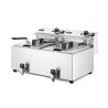 Gruzdintuvė Profi Line su išleidimo čiaupu, 2 × 8 l, HENDI, Profi Line, 16L, 230V/7000W, 610x515x(H)369mm