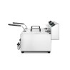 Gruzdintuvė Profi Line su išleidimo čiaupu, 2 × 8 l, HENDI, Profi Line, 16L, 230V/7000W, 610x515x(H)369mm