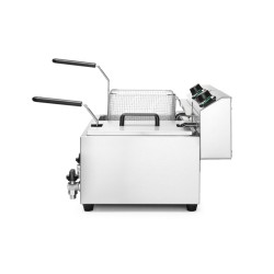 Gruzdintuvė Profi Line su išleidimo čiaupu, 2 × 8 l, HENDI, Profi Line, 16L, 230V/7000W, 610x515x(H)369mm