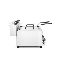 Gruzdintuvė Profi Line su išleidimo čiaupu, 2 × 8 l, HENDI, Profi Line, 16L, 230V/7000W, 610x515x(H)369mm