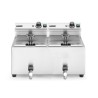 Gruzdintuvė Profi Line su išleidimo čiaupu, 2 × 8 l, HENDI, Profi Line, 16L, 230V/7000W, 610x515x(H)369mm