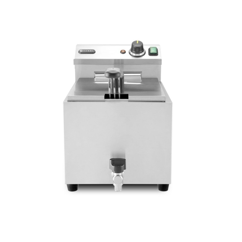 Gruzdintuvė XL su išleidimo čiaupu, HENDI, Profi Line, 10L, 400V/6600W, 300x585x(H)377mm