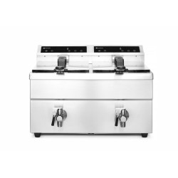 Dviguba indukcinė gruzdintuvė 2x8 ltr.