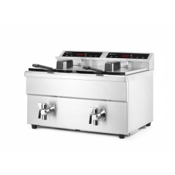 Dviguba indukcinė gruzdintuvė 2x8 ltr.