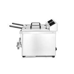Dviguba indukcinė gruzdintuvė 2x8 ltr.