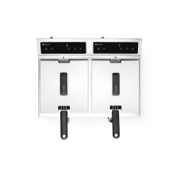 Dviguba indukcinė gruzdintuvė 2x8 ltr.