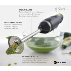 Blenderis su trynimo antgaliu 250W l-200mm