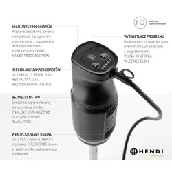 Blenderis su trynimo antgaliu 250W l-200mm