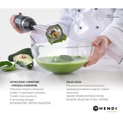 Blenderis su trynimo antgaliu 250W l-200mm