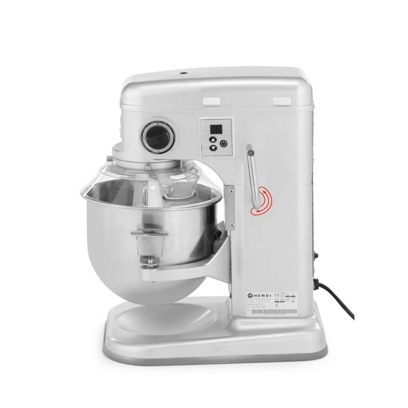 Planetarinis maišytuvas, HENDI, Kitchen Line, 7L, Sidabro, 230V/650W, 317x440x(H)490mm