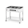 Dujinė viryklė – 5 degikliai, atviras rėmas, HENDI, Kitchen Line, 14,3kW, 900x640x(H)910mm