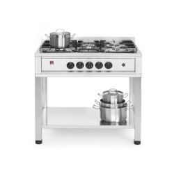 Dujinė viryklė – 5 degikliai, atviras rėmas, HENDI, Kitchen Line, 14,3kW, 900x640x(H)910mm