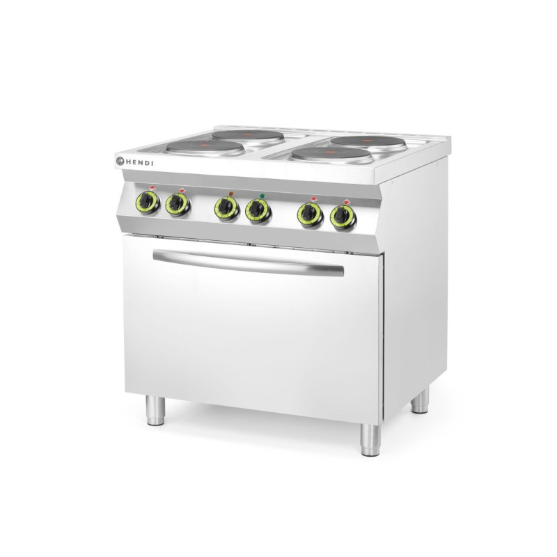 Viryklė elektrinė 4 kaitviečių su orkaite Kitchen Line
