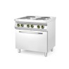 Viryklė elektrinė 4 kaitviečių su orkaite Kitchen Line
