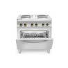 Viryklė elektrinė 4 kaitviečių su orkaite Kitchen Line
