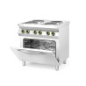 Viryklė elektrinė 4 kaitviečių su orkaite Kitchen Line
