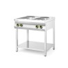 Elektrinė viryklė Kitchen Line, 4 kaitviėčių, ant atviro pagrindo, HENDI, Kitchen Line, 400V/10400W, 800x700x(H)900mm