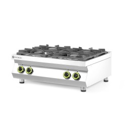 Dujinė viryklė, 4 degikliai, Kitchen Line – statoma ant stalviršio, HENDI, Kitchen Line, 19kW, 800x700x(H)310mm