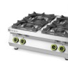 Dujinė viryklė, 4 degikliai, Kitchen Line – statoma ant stalviršio, HENDI, Kitchen Line, 19kW, 800x700x(H)310mm