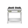 Dujinė viryklė, Kitchen Line, 4 degikliai – su atviru stovu, HENDI, Kitchen Line, 19kW, 800x700x(H)900mm