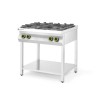 Dujinė viryklė, Kitchen Line, 4 degikliai – su atviru stovu, HENDI, Kitchen Line, 19kW, 800x700x(H)900mm