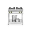 Dujinė viryklė, Kitchen Line, 4 degikliai – su atviru stovu, HENDI, Kitchen Line, 19kW, 800x700x(H)900mm