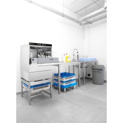 Indų plovimo mašina Hendi 50x50 400V elektroninis valdymas