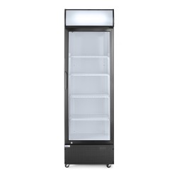 Vienų durų baro šaldytuvas su apšviečiamu skydeliu, Arktic, 254L, Juodas, 230V/250W, 578x605x(H)1980mm