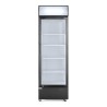 Vienų durų baro šaldytuvas su apšviečiamu skydeliu, Arktic, 254L, Juodas, 230V/250W, 578x605x(H)1980mm