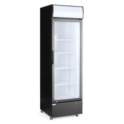 Vienų durų baro šaldytuvas su apšviečiamu skydeliu, Arktic, 254L, Juodas, 230V/250W, 578x605x(H)1980mm