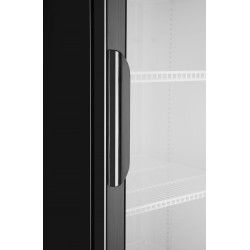 Vienų durų baro šaldytuvas su apšviečiamu skydeliu, Arktic, 254L, Juodas, 230V/250W, 578x605x(H)1980mm
