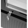 Vienų durų baro šaldytuvas su apšviečiamu skydeliu, Arktic, 254L, Juodas, 230V/250W, 578x605x(H)1980mm