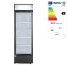 Vienų durų baro šaldytuvas su apšviečiamu skydeliu, Arktic, 254L, Juodas, 230V/250W, 578x605x(H)1980mm