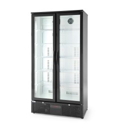 Dvejų durų baro šaldytuvas, Arktic, 384L, Juodas, 230V/365W, 940x635x(H)1983mm