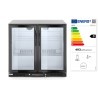 Dviejų durų baro šaldytuvas, Arktic, 158L, Juodas, 230V/160W, 900x530x(H)865mm