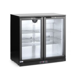 Dviejų durų baro šaldytuvas, Arktic, 158L, Juodas, 230V/160W, 900x530x(H)865mm