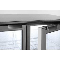 Dviejų durų baro šaldytuvas, Arktic, 158L, Juodas, 230V/160W, 900x530x(H)865mm