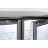 Dviejų durų baro šaldytuvas, Arktic, 158L, Juodas, 230V/160W, 900x530x(H)865mm