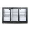 Trejų stumdomų durų baro šaldytuvas , Arktic, 254L, Juodas, 230V/160W, 1350x520x(H)865mm