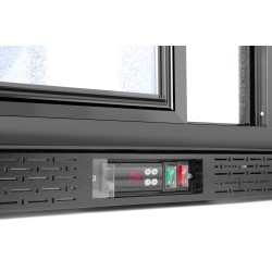 Trejų stumdomų durų baro šaldytuvas , Arktic, 254L, Juodas, 230V/160W, 1350x520x(H)865mm