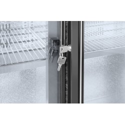 Trejų stumdomų durų baro šaldytuvas , Arktic, 254L, Juodas, 230V/160W, 1350x520x(H)865mm